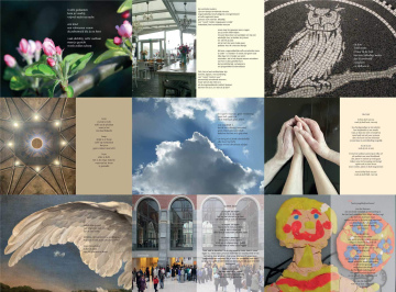 Complete set van alle 9 poëzie ansichtkaarten