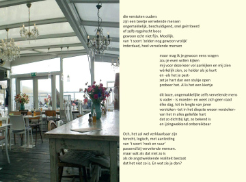 Poëzie ansichtkaart (5x) 'die verstoten ouders'