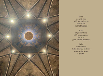 Poëzie ansichtkaart (5x) 'licht'